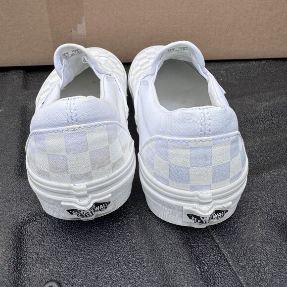 Vans Classic Slip On Shoes Mens Size 6 Womens 7.5 Checkerboard Skate Canvas - Picture 5 of 10